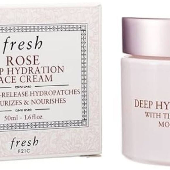 fresh
Rose & Hyaluronic Acid Deep Hydration Moisturizer NIB Sealed jar - Picture 3 of 7